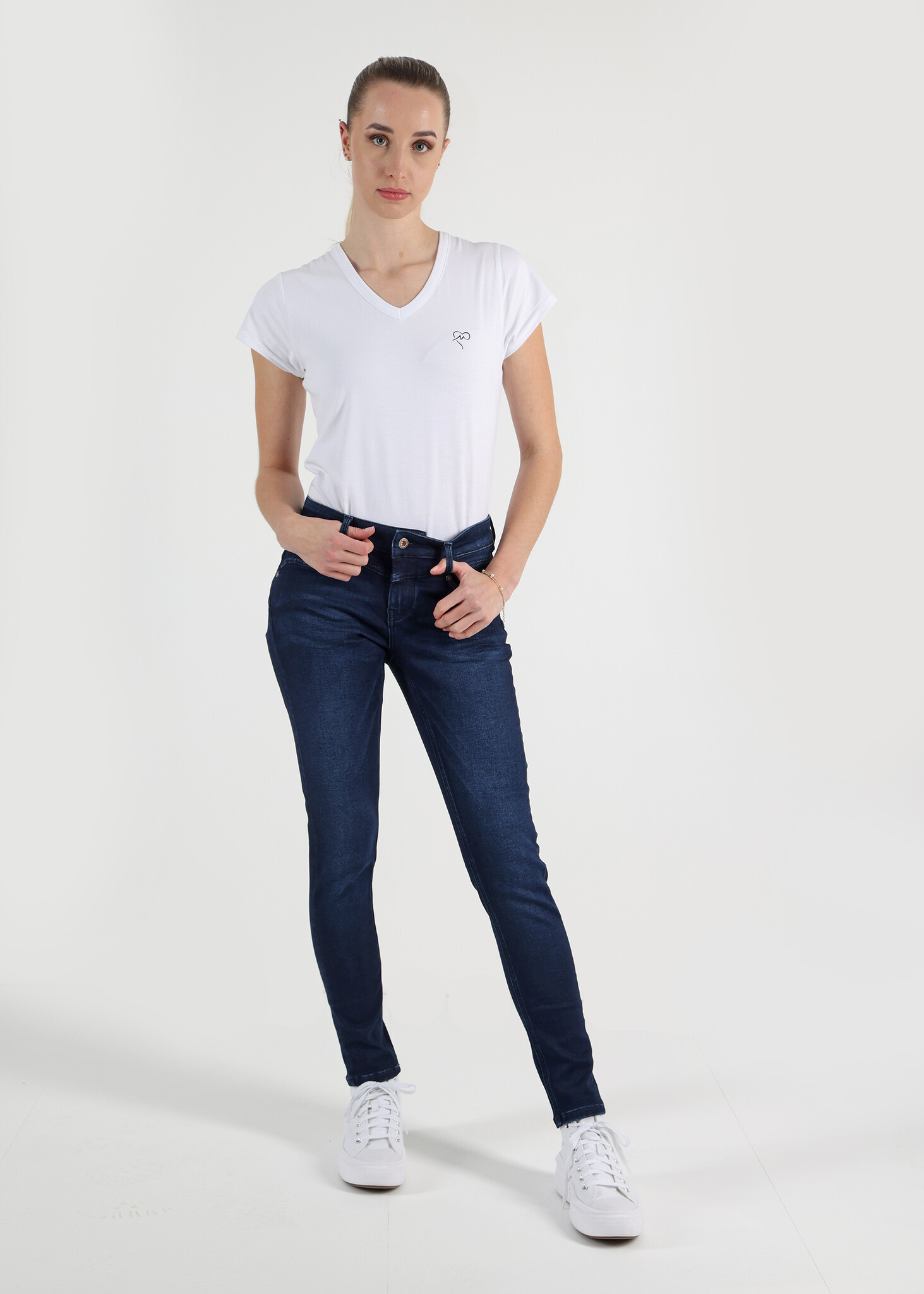 ELLEN SKINNY (Stretchy Blue Jogg)