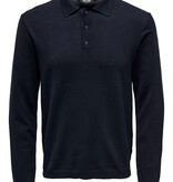 Only & Sons Onswyler Life REG 14 LS Polo Knit (187197 Dark Navy)