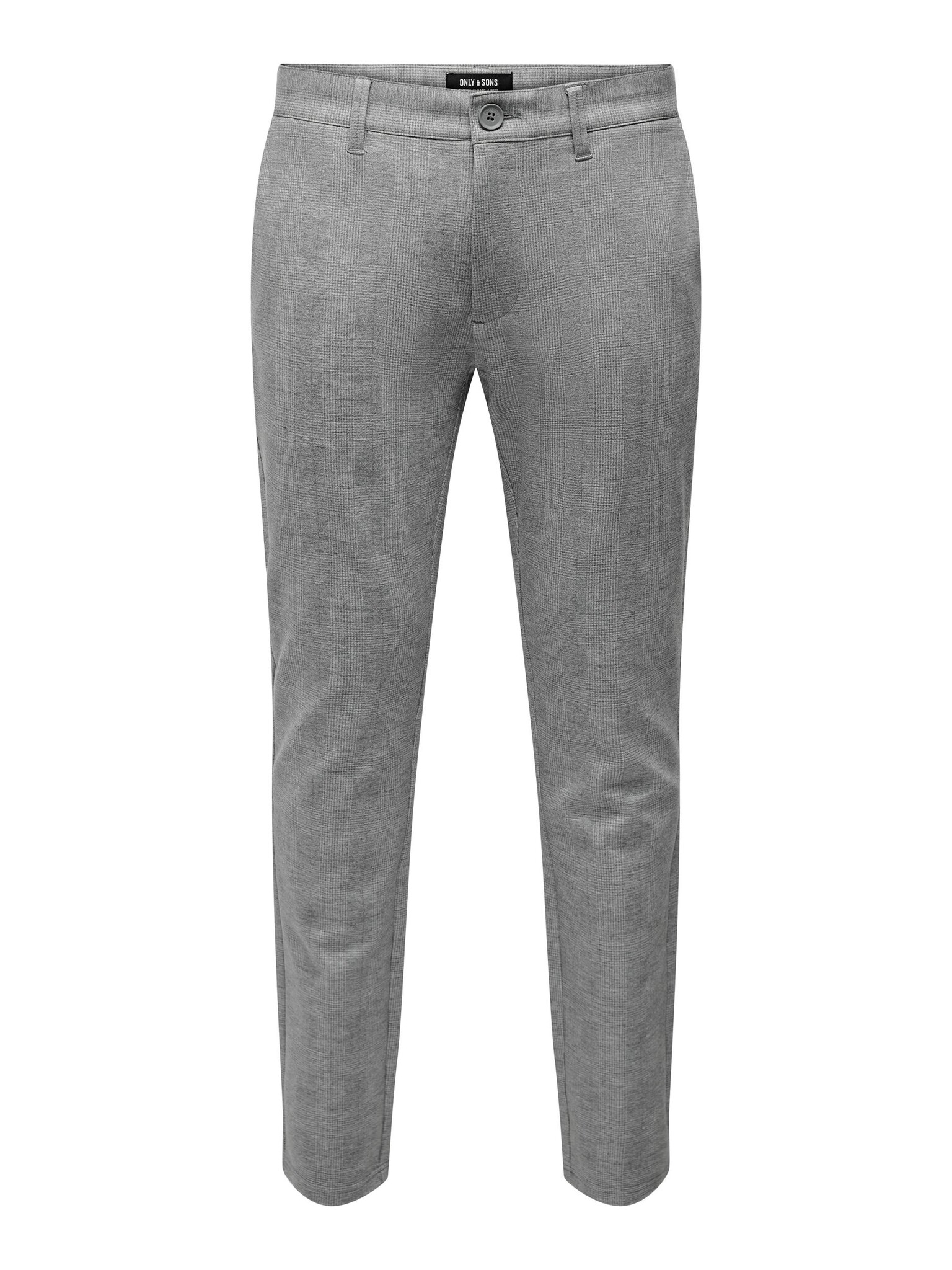 Only & Sons Onsmark Check 02098 Pant (187191 Light Grey Melange)