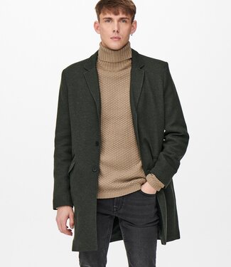 Only & Sons Onsjulian King Coat IN OTW VD CS (187719 Peat)