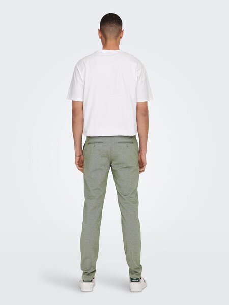 Only & Sons ONSMARK Slim TAP 0209 Melange Pant (187198 Olive Night)