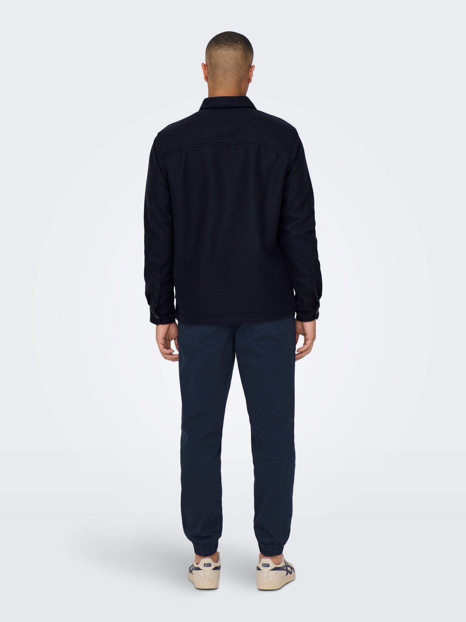 Onsdal OVR ZIP LS Shirt (187197 Dark Navy)