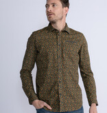 Petrol M-3030-Sil404 - Men Shirt Long Sleeve Aop (2118 Almond)