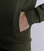 M-3030-Swc343 - Men Sweater Collar Zip (6092 Hunter Green)