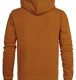 Petrol M-3030-Swh303 - Men Sweater Hooded Zip (2118 Almond)