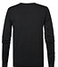 M-3030-Kwr201 - Men Knitwear Round Neck Basic (9091 Dark Black)