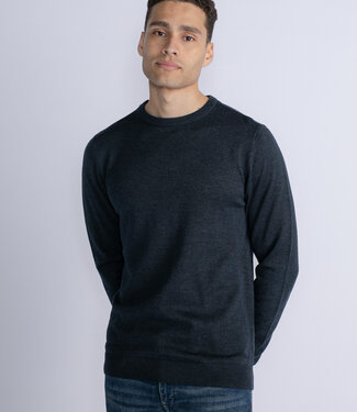 Petrol Industries M-3030-Kwr201 - Men Knitwear Round Neck Basic (5152 Midnight Navy)