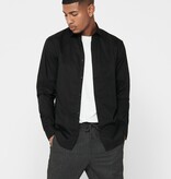 Only & Sons Onssane LS Solid Poplin Shirt (187679 Black)