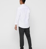 Only & Sons Onssane LS Solid Poplin Shirt (188758 White)