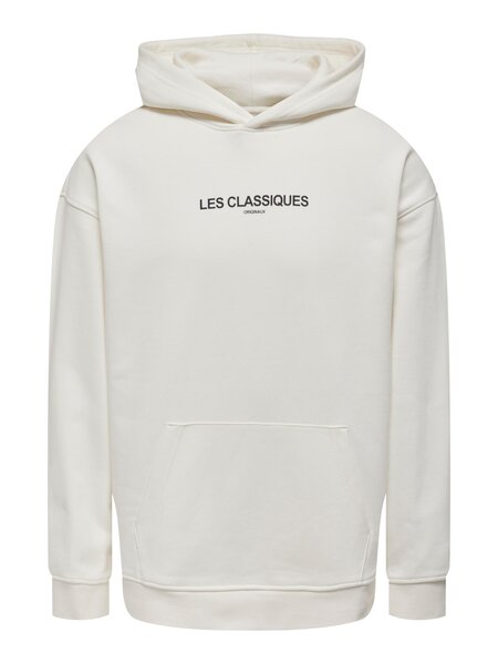 Only & Sons ONSLES CLASSIQUES RLX SWT HOOD (Cloud Dancer)