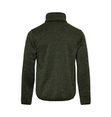 Nordberg FRED Men's Knitted Fleece Jacket GREEN MELANGE