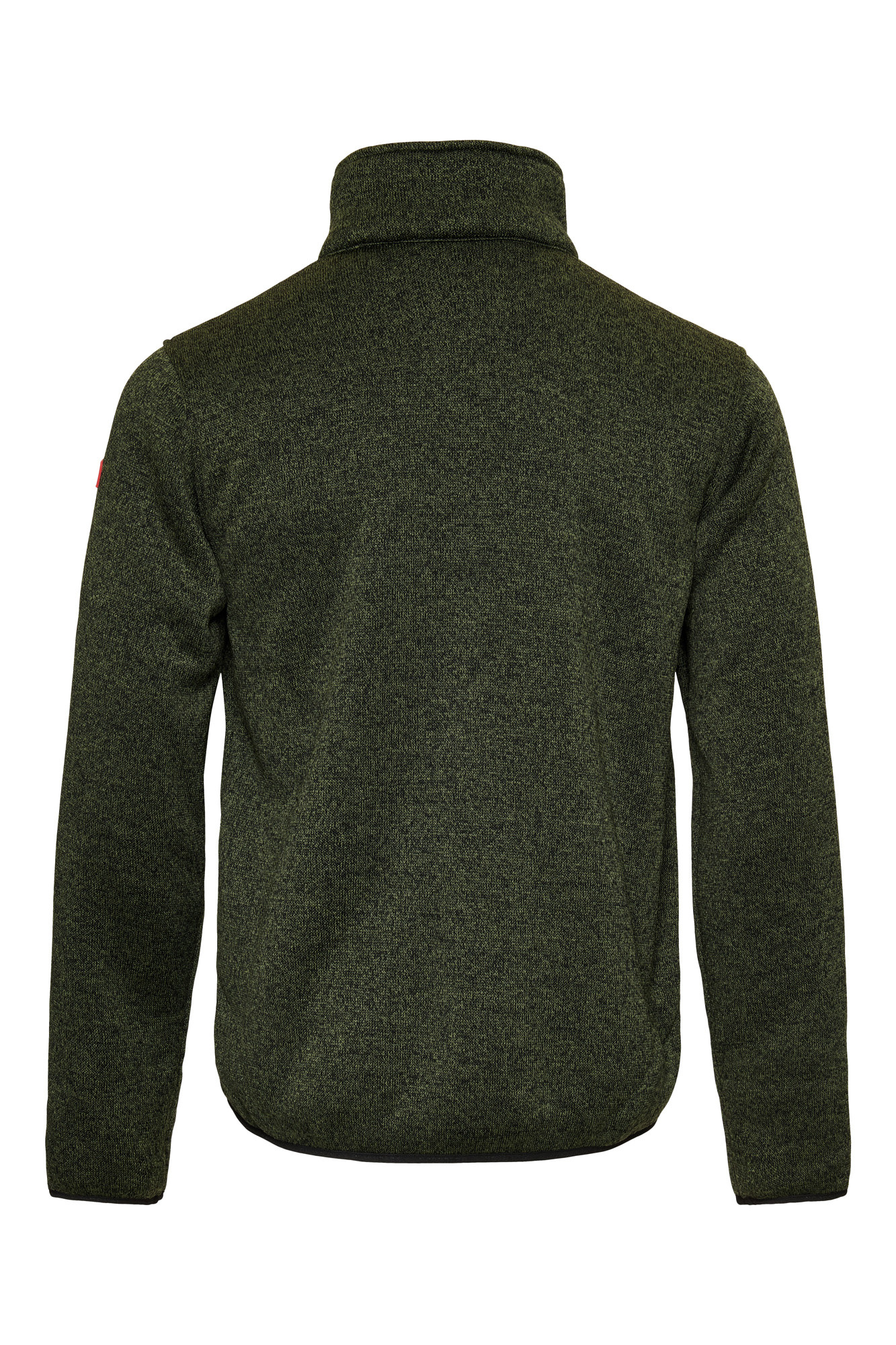 FRED Men's Knitted Fleece Jacket GREEN MELANGE
