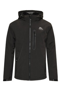 LASER Men's Padded Softshell BLACK MELANGE