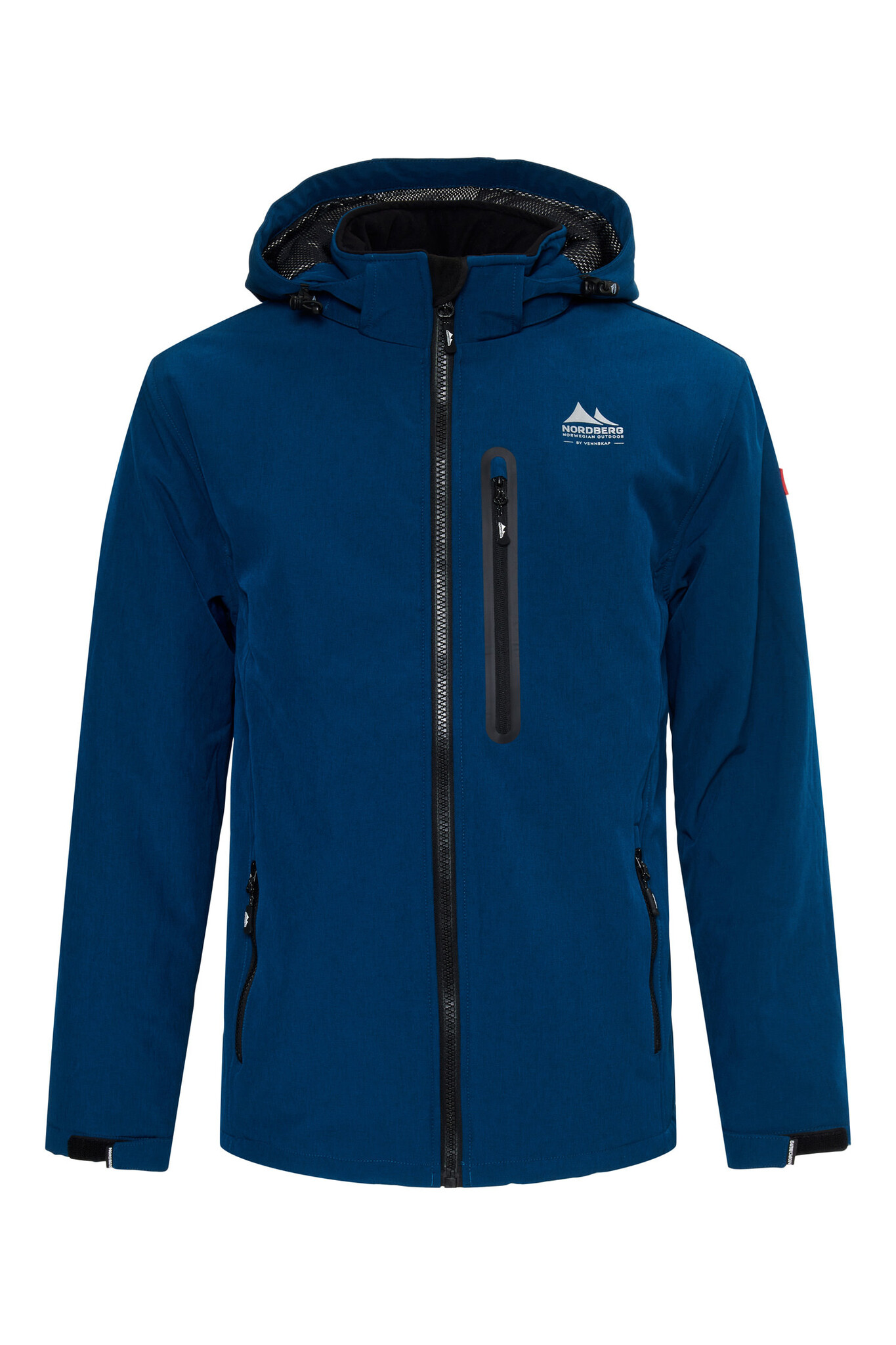 LASER Men's Padded Softshell Jacket PETROL MELANGE