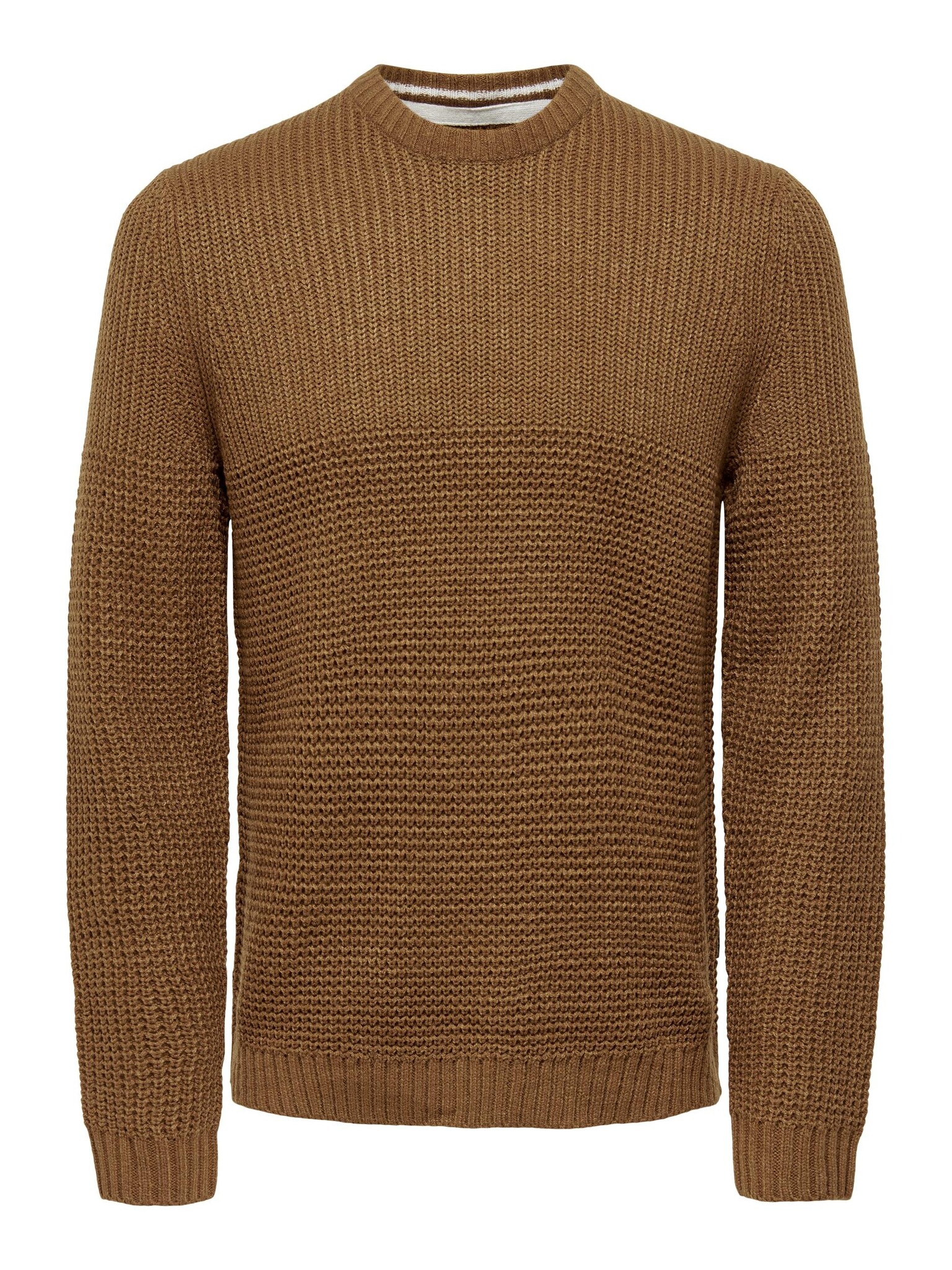 Only & Sons Onsadam 5 Struc Crew Knit (223024 Monks Robe)