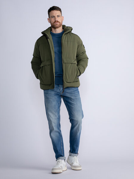 Petrol M-3030-Jac100 - Men Jacket Padded (6092 Hunter Green)