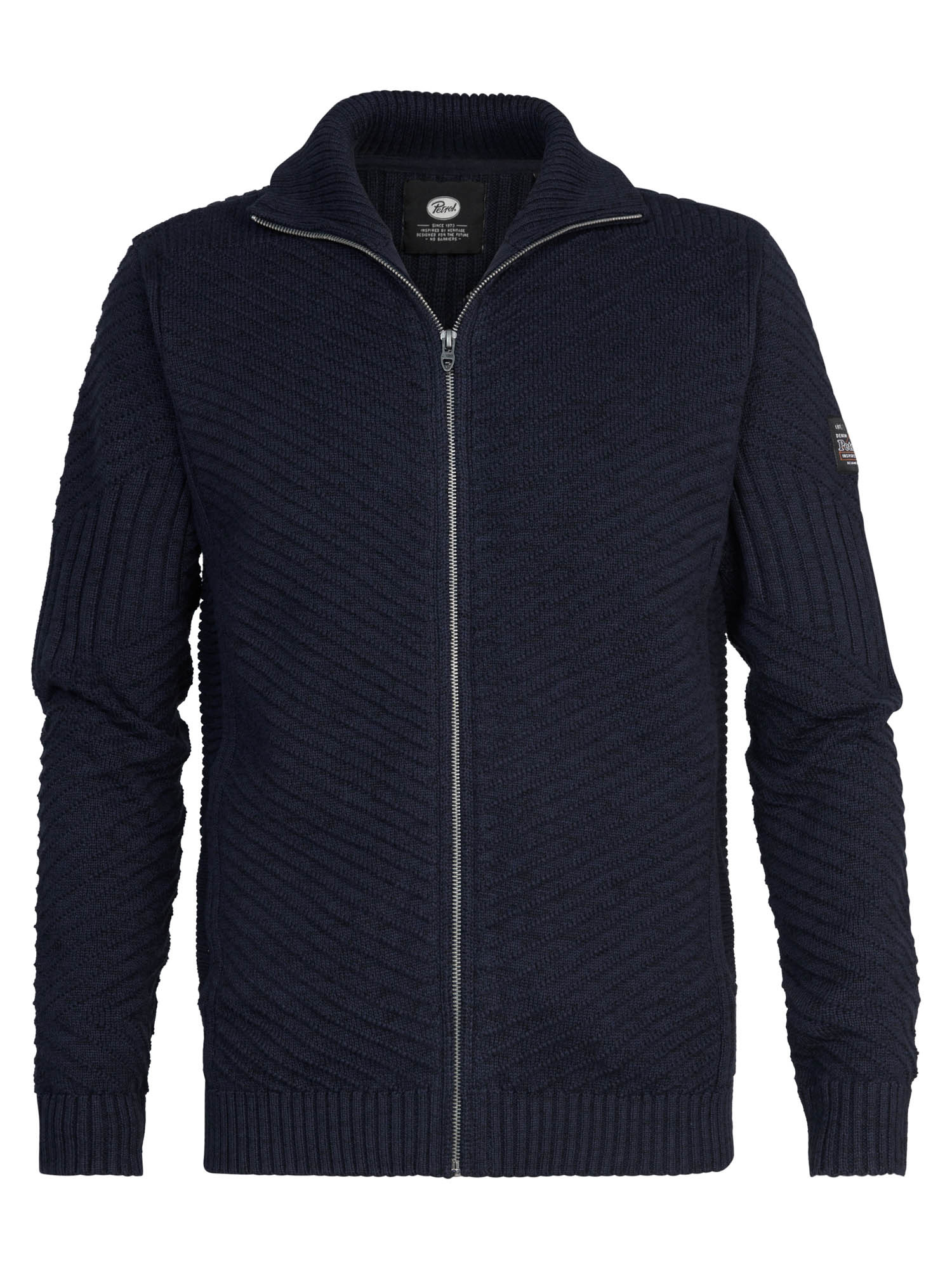 M-3030-Kwc295 - Men Knitwear Collar Cardigan (5152 Midnight Navy)