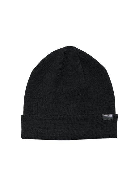 Only & Sons Onsevan Life Knit Beanie (187679 Black)