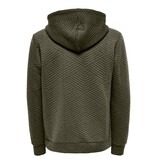 Only & Sons Onskyle REG Quilt Hoodie 3608 SWT (187198 Olive Night)