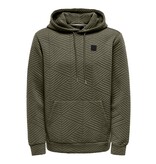 Only & Sons Onskyle REG Quilt Hoodie 3608 SWT (187198 Olive Night)