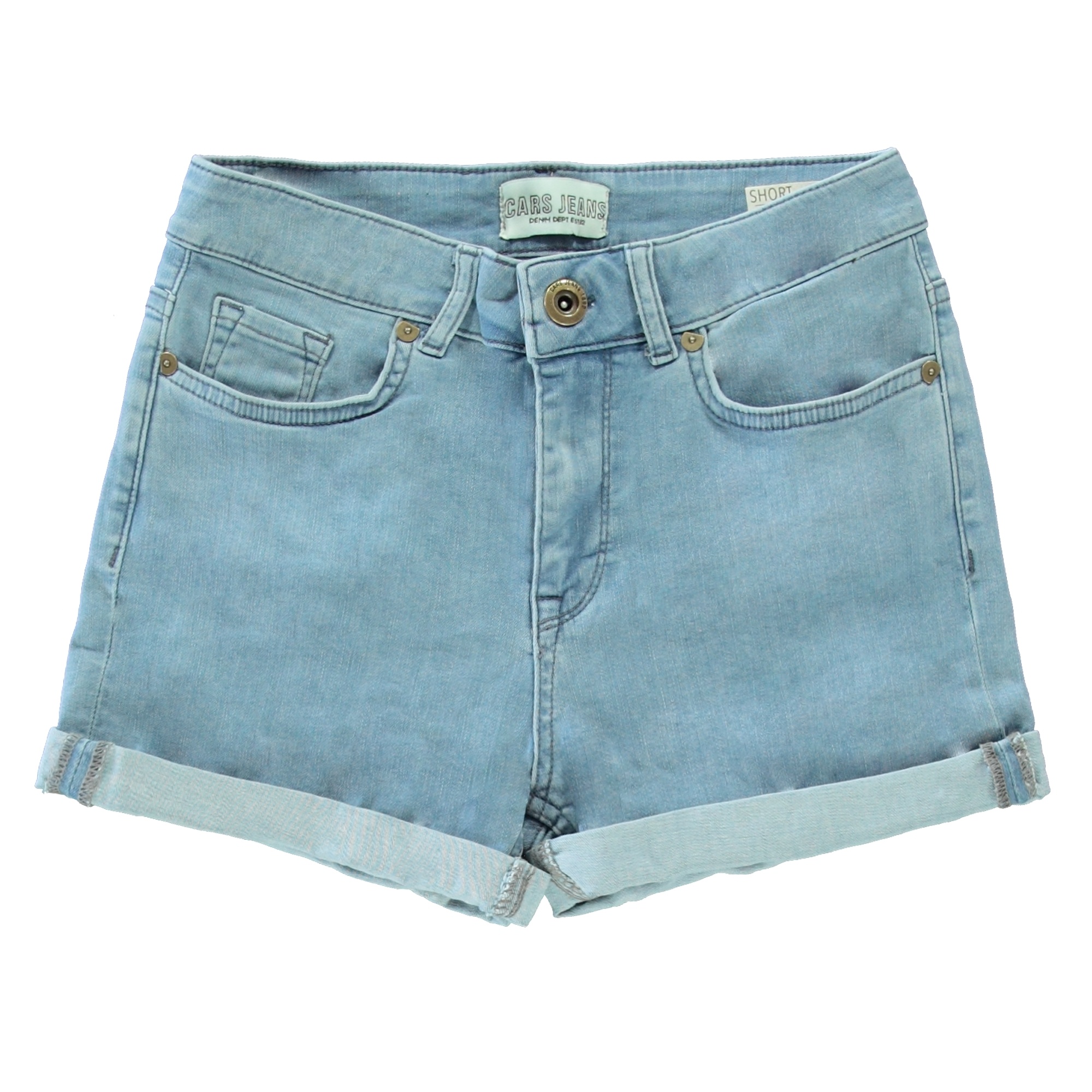 Cars Jeans DOALY Short Den.Bleached Used