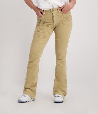 Cars Jeans Desiree Flare Corduroy Khaki