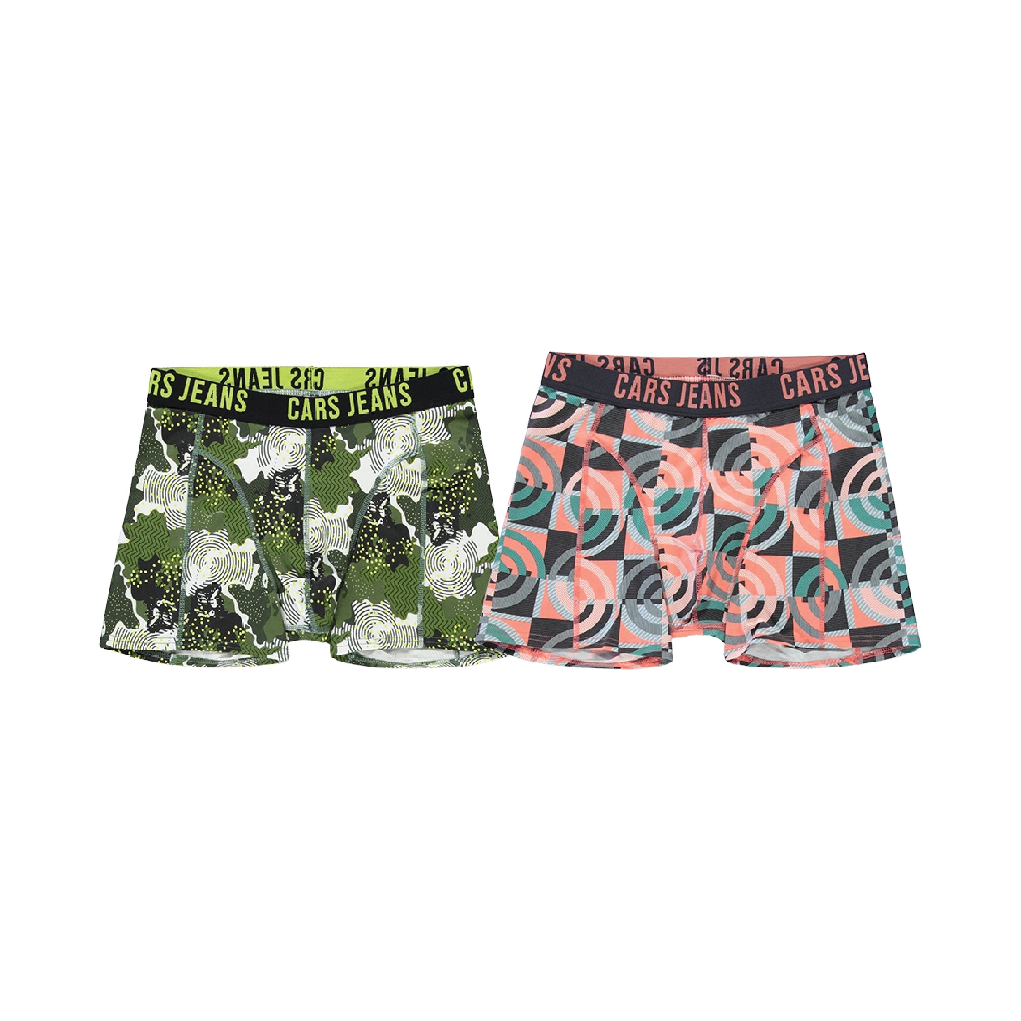 Boxer ZONDRY 2 Pack Black/Coral