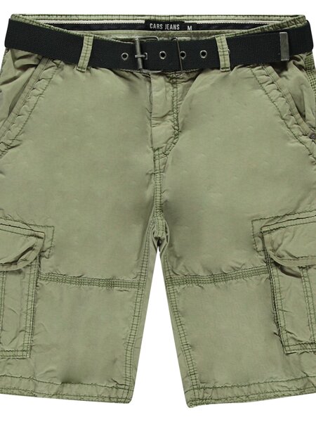 Cars Jeans DURRAS SHORT COTTON OLIVE