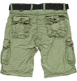 Cars Jeans DURRAS SHORT COTTON OLIVE