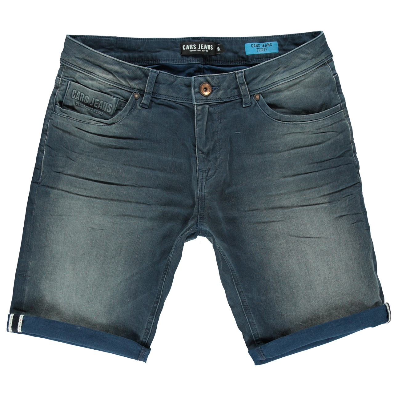 Cars Jeans BARCKS SHORT DEN DALLAS BLUE