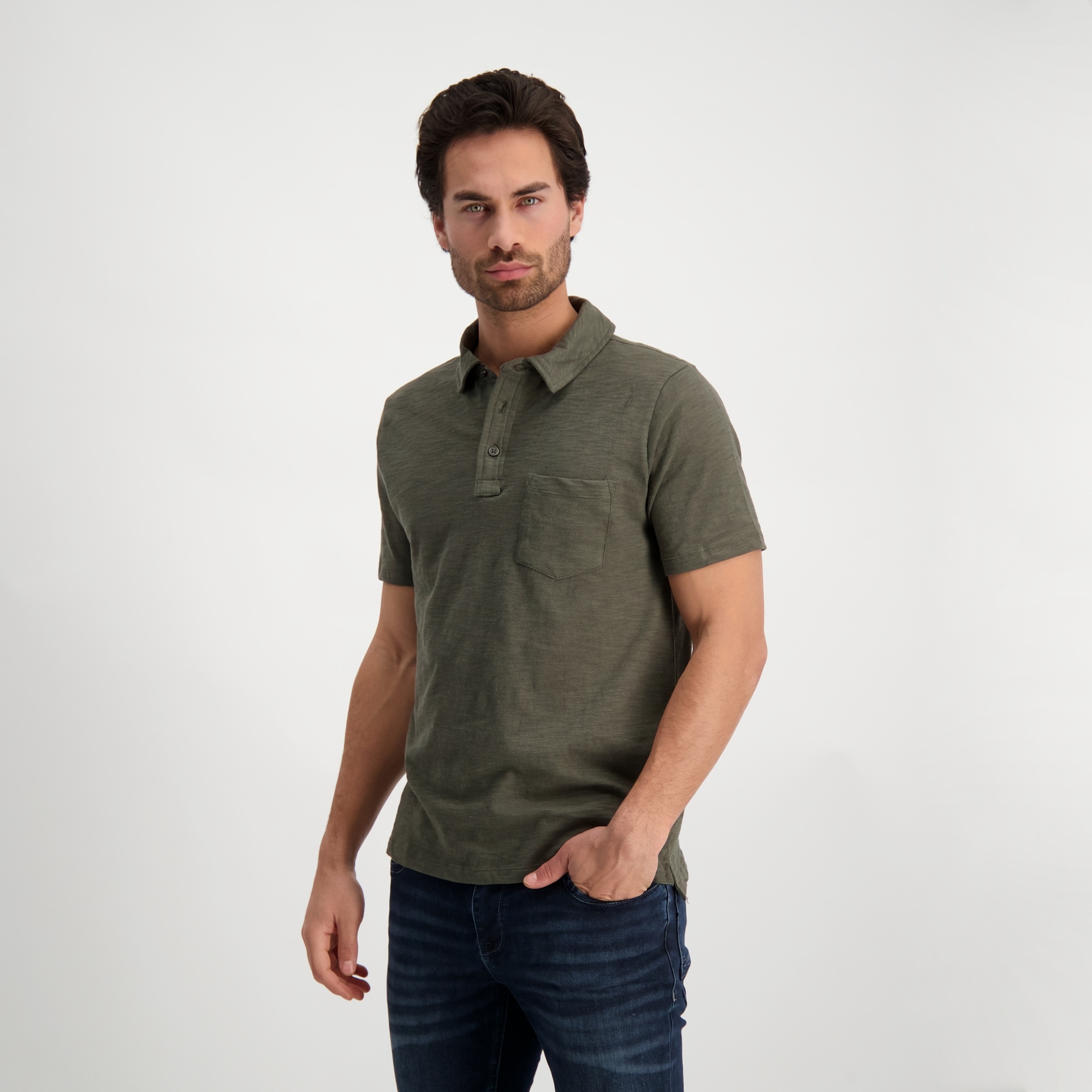 Cars Jeans CORK Polo Army