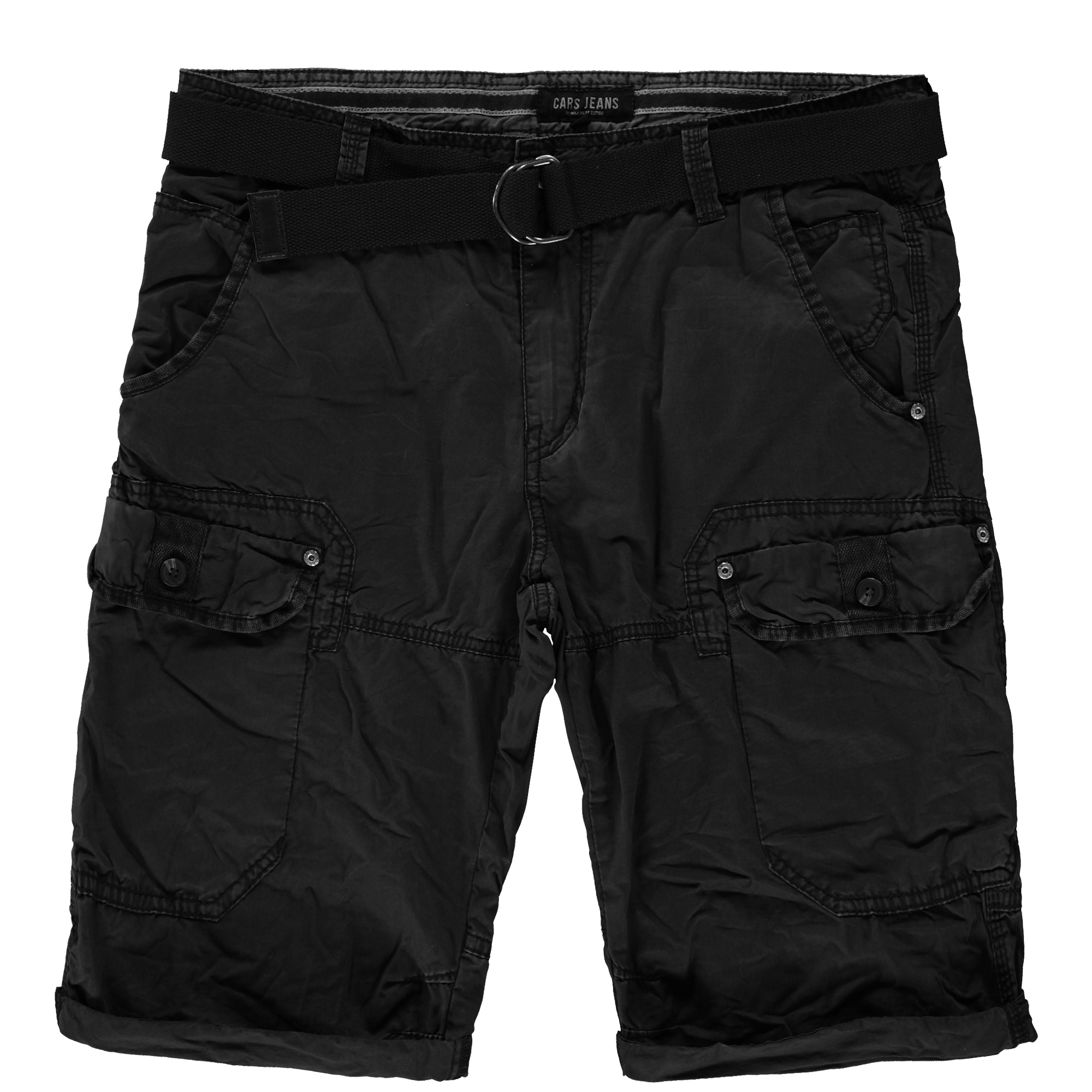 Cars Jeans RANDOM Short Cotton Black