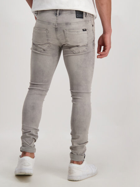 Cars Jeans DUST Den Super Skinny Grey Used (13)