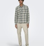 Only & Sons Onsmilo OVR CTN Check LS Shirt (209113 Moonstruck)