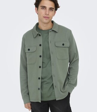 Only & Sons Onsnewkodyl Overshirt Sweat (262142 Castor Gray)