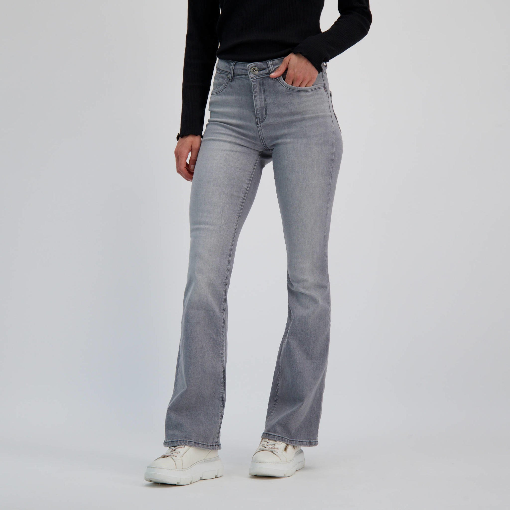 Cars Jeans Michelle Flare Den.Grey Used (13 Grey Used)