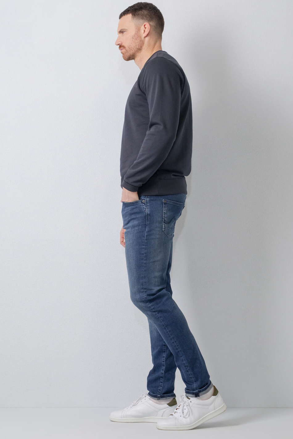 SEAHAM - Men Denim Slim Fit (5804 Dark Coated)