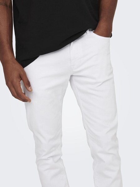 Only & Sons Onsloom Slim White Denim 6529 Jeans (212714 White Denim)