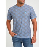 Gabbiano 154540 Tile Blue T-shirt print