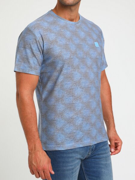 Gabbiano 154540 Tile Blue T-shirt print