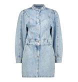 RAIZZED SAGE DENIM DRESS LIGHT BLUE STONE