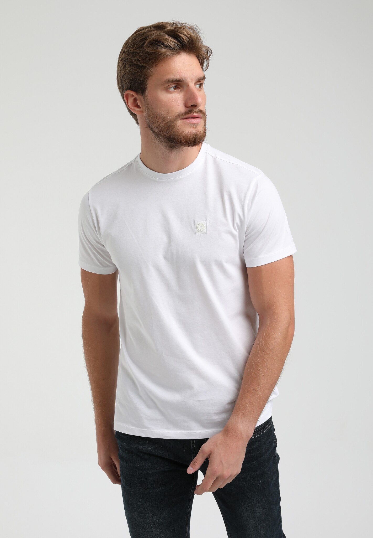 Gabbiano Premium Basic T-shirt (White 101)