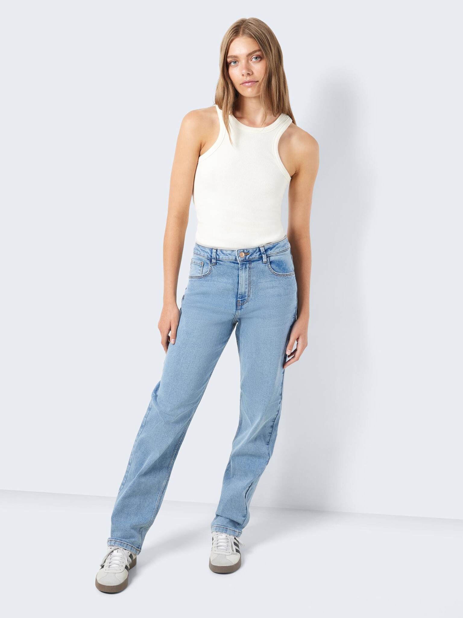 NMGUTHIE HW Straight fit (Light Blue Denim)