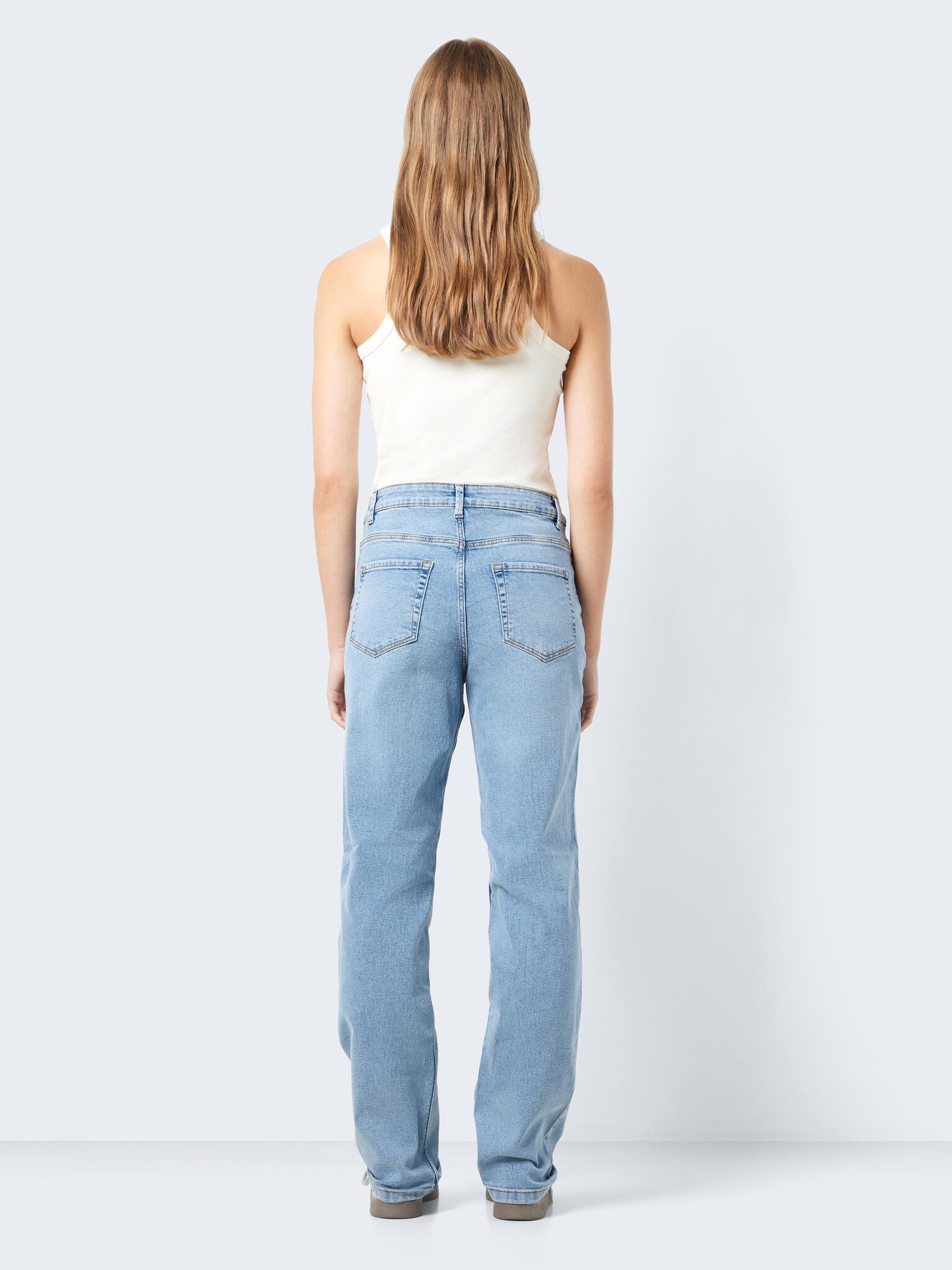 NMGUTHIE HW Straight fit (Light Blue Denim)