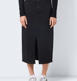 NOISY MAY NMKATH NW Long Skirt (Black Denim)