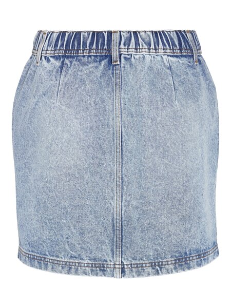 NOISY MAY NMREGINA HW Denim Skirt (Light Blue Used)