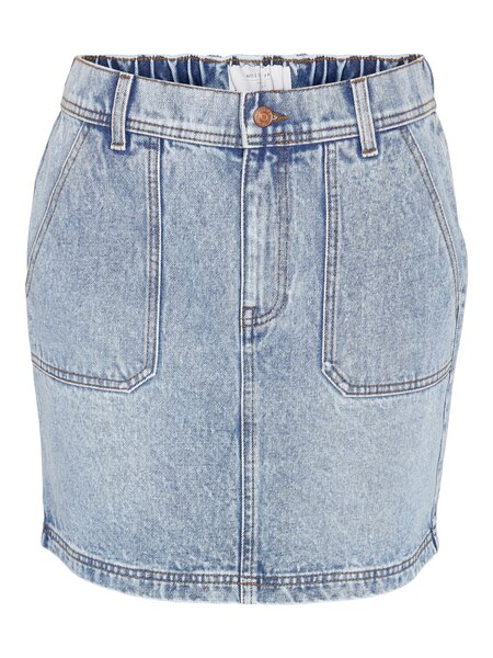 NOISY MAY REGINA HW Denim Skirt (Light Blue Used)