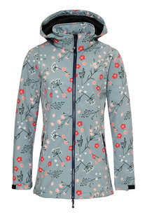 FLOWER Ladies Softshell Jacket Mineral Blue