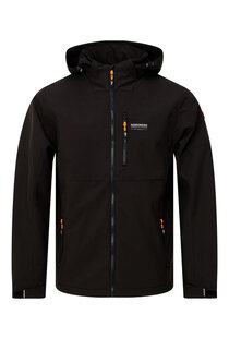 DUSTIN Mens Softshell Jacket BLACK