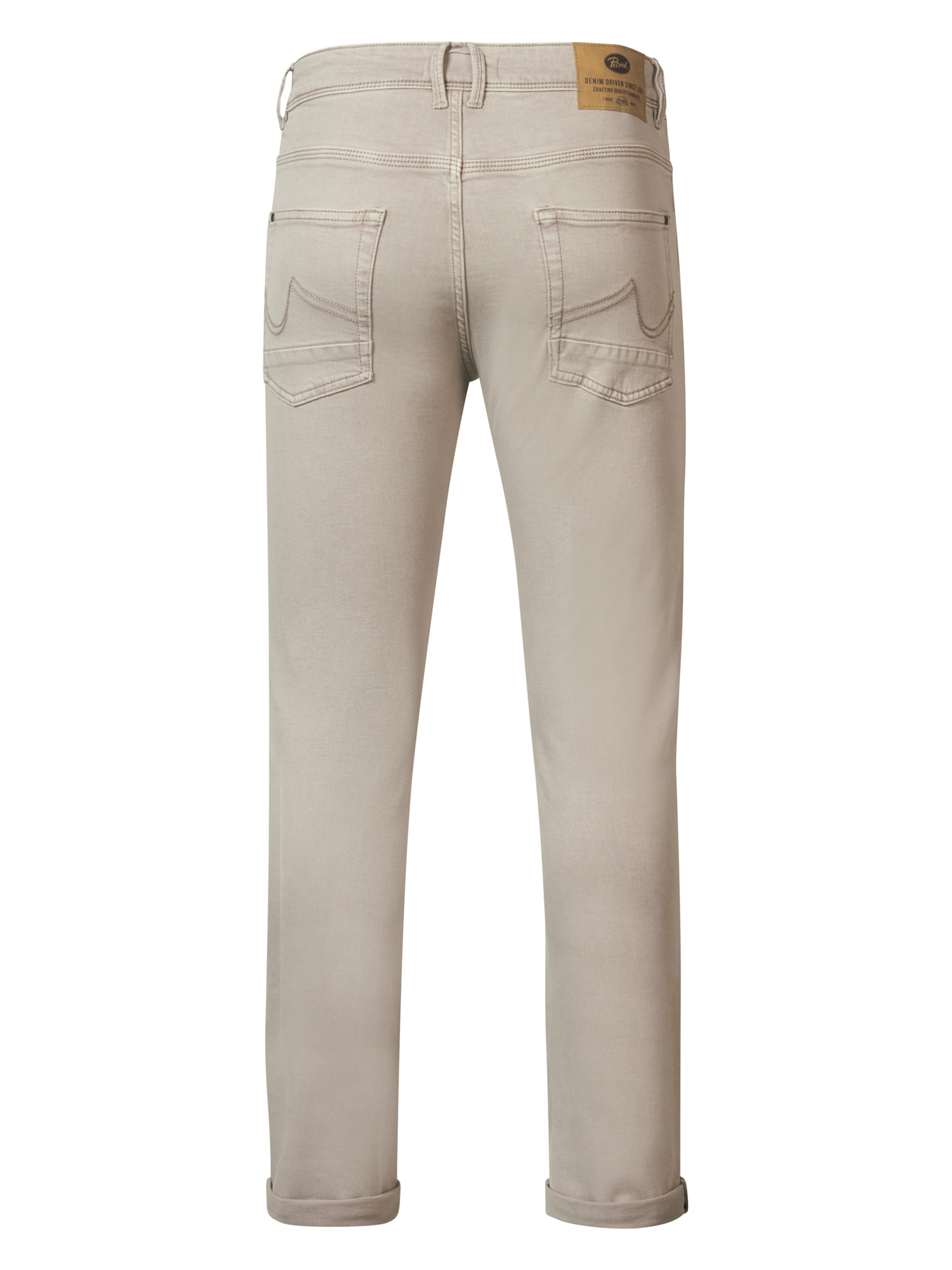 M-1040-DNM007 Seaham Coloured - Denim Slim Fit (7130 Light Tan)